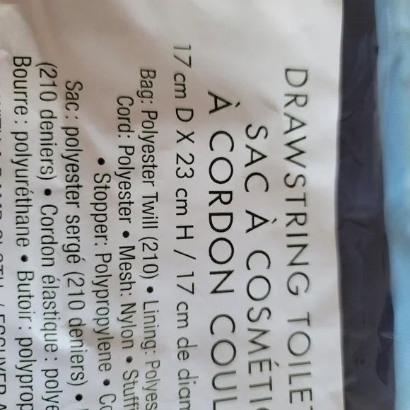 Avon Drawstring Toiletry Bag - Picture 4 of 7